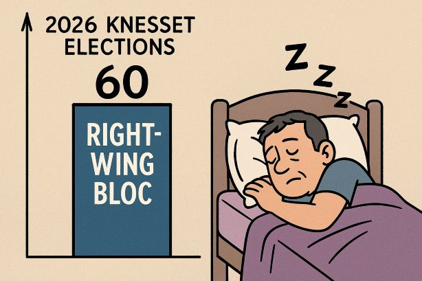 ה'סימנים המעידים' עם 60% לניצחון גוש הימין בבחירות לכנסת 2026 - והמרכז ממשיך ללכת לישון